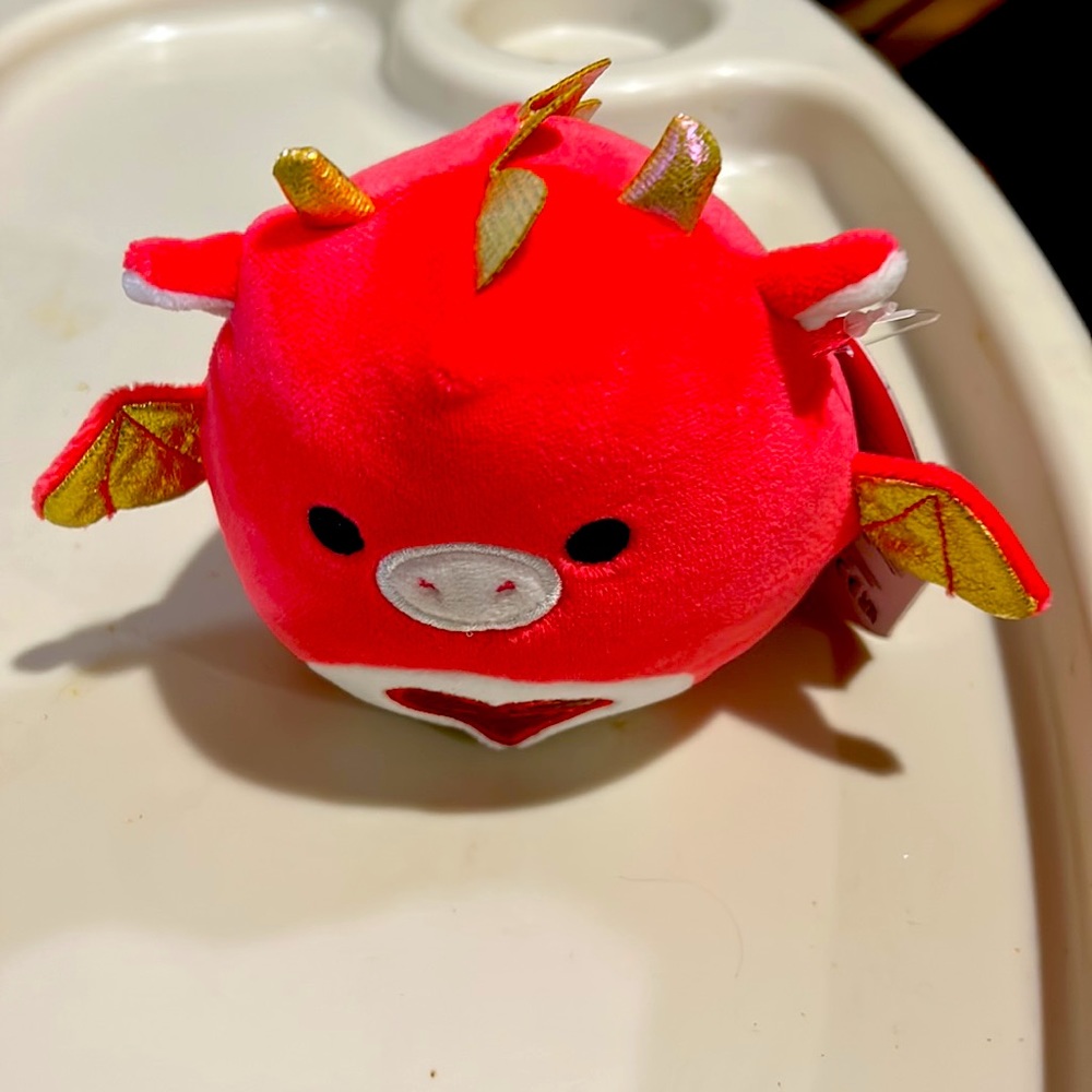 Squishmallows NWOT “Baiden” ULTRA RARE collectible LOVE DAY EXCLUSIVE ❤️ 5 inch